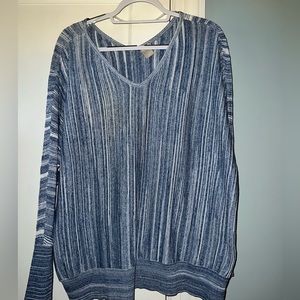 NWT Chico’s v neck lightweight sweater